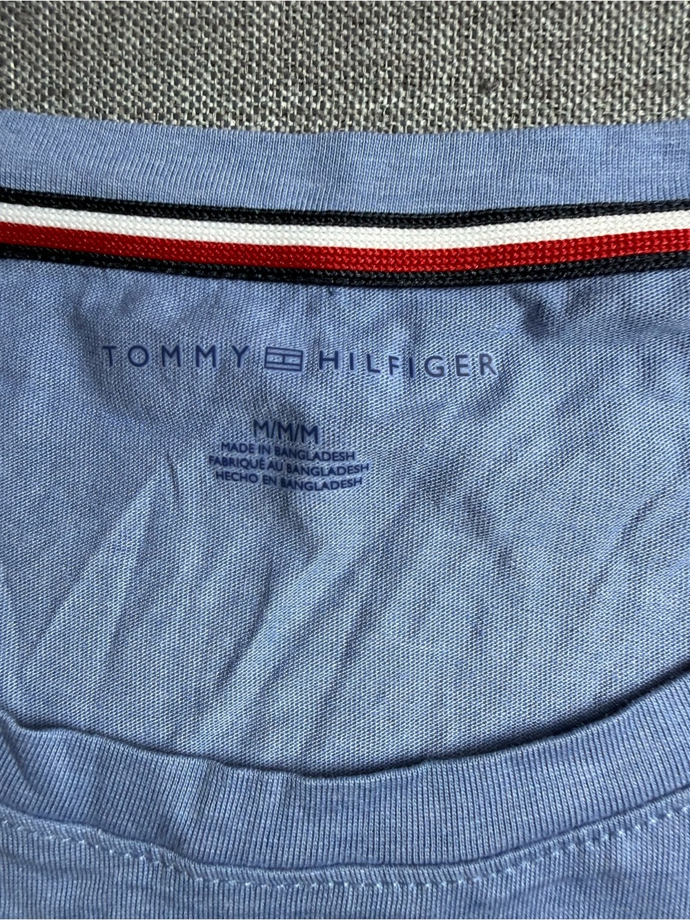 Tommy Hilfiger Women's Light Blue Logo Crewneck Tee - Picture 2 of 10